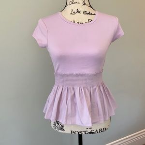 Express Lavender Like New w/o Tags Never Worn Short Sleeve Top